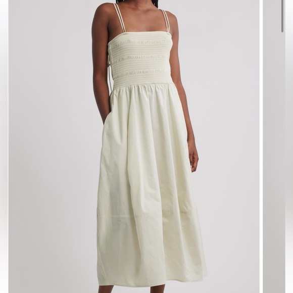 COS Dresses & Skirts - COS Smocked Cotton Midi Dress